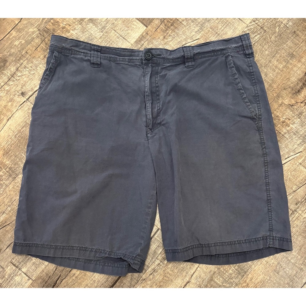 Columbia Mens 36W 10L‎ Navy Blue Cotton Chino Shorts Casual Outdoor Hiking Twill